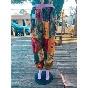 Beautiful boho hippie patchwork pants